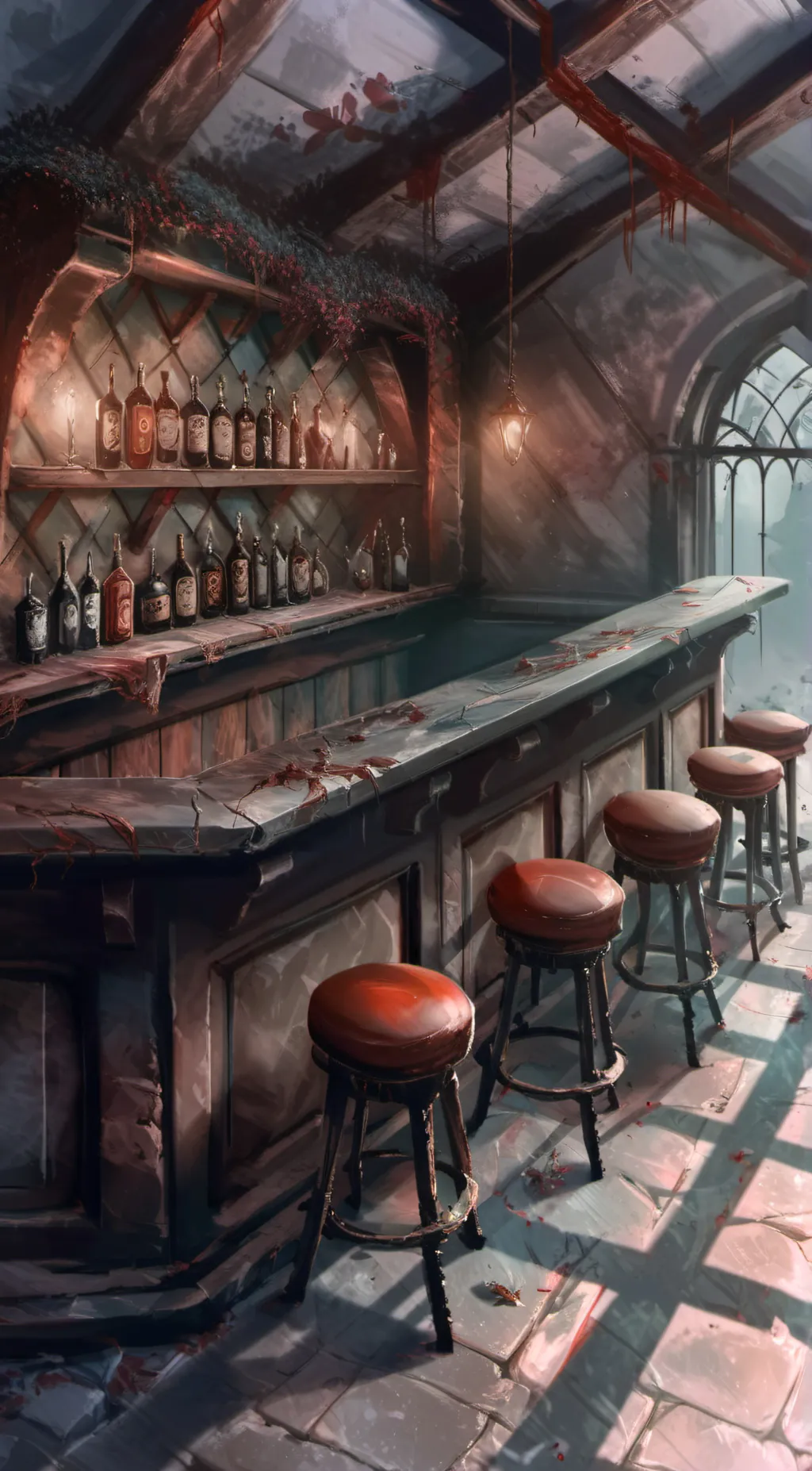 ai character: LEAGUE OF VILLANS background