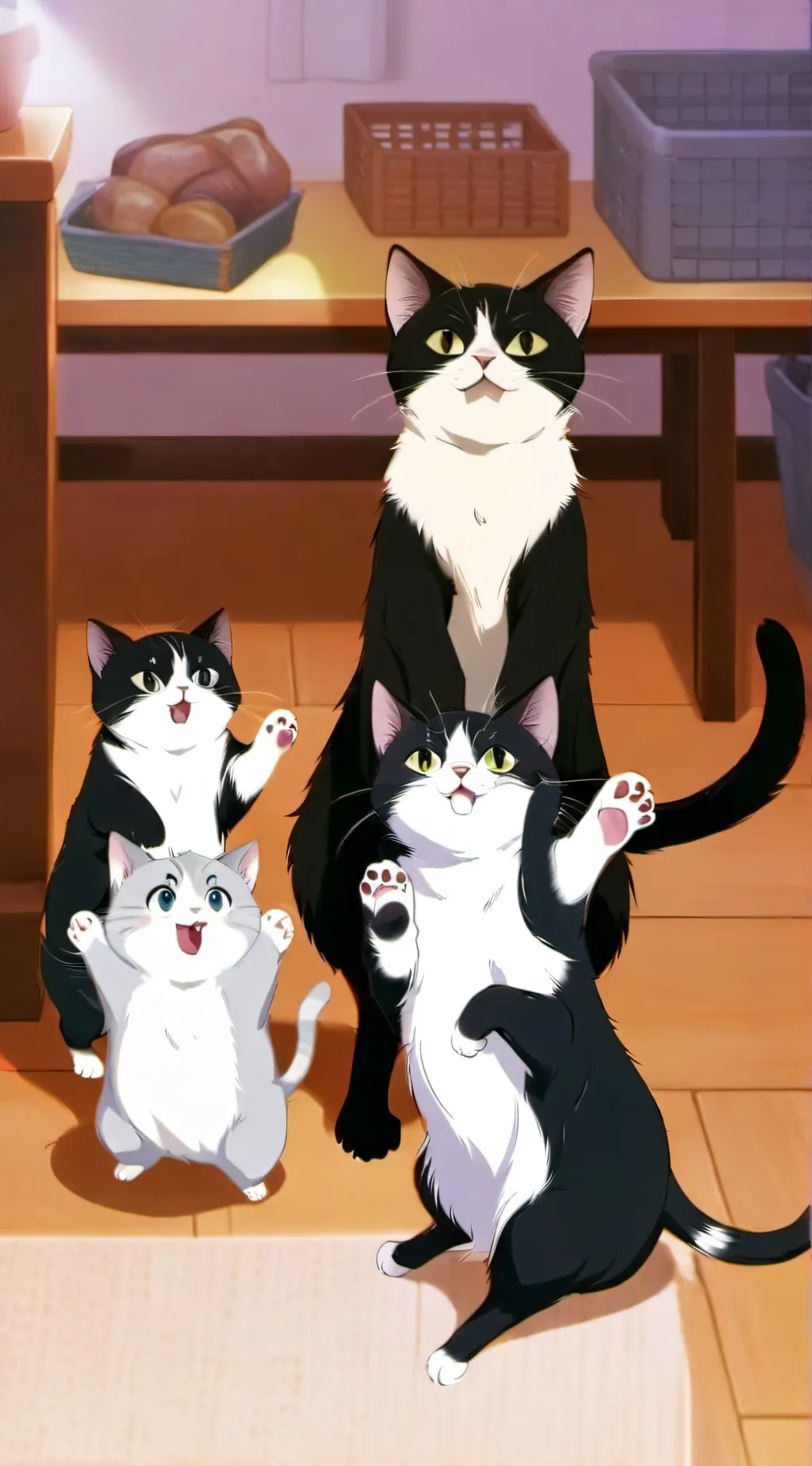 ai character: Afton are cat 24h background