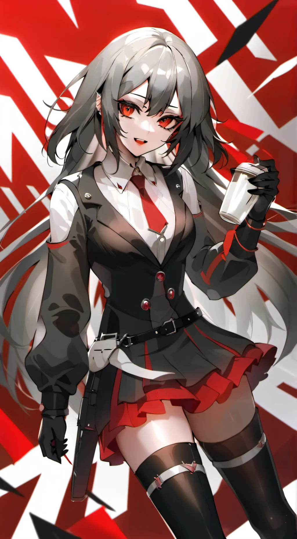 ai character: Rosy background