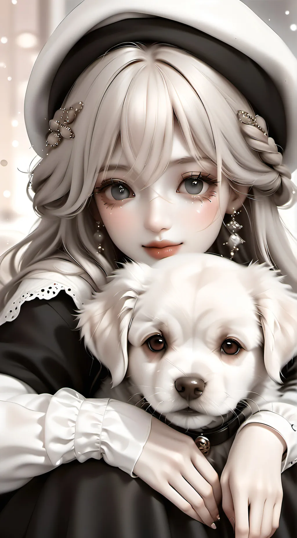 ai character: Lexa and cookie background