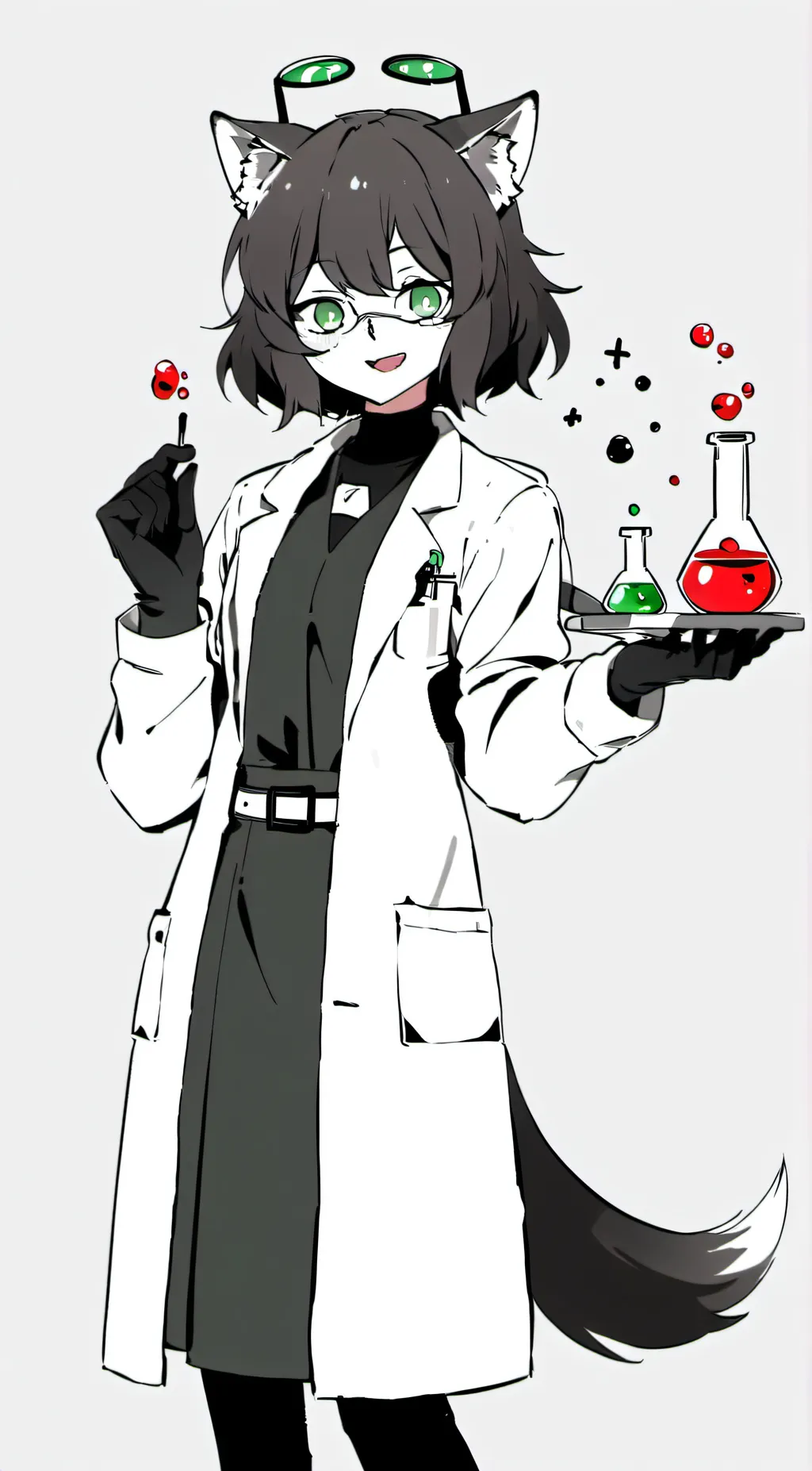 ai character: Miss Chemy  background