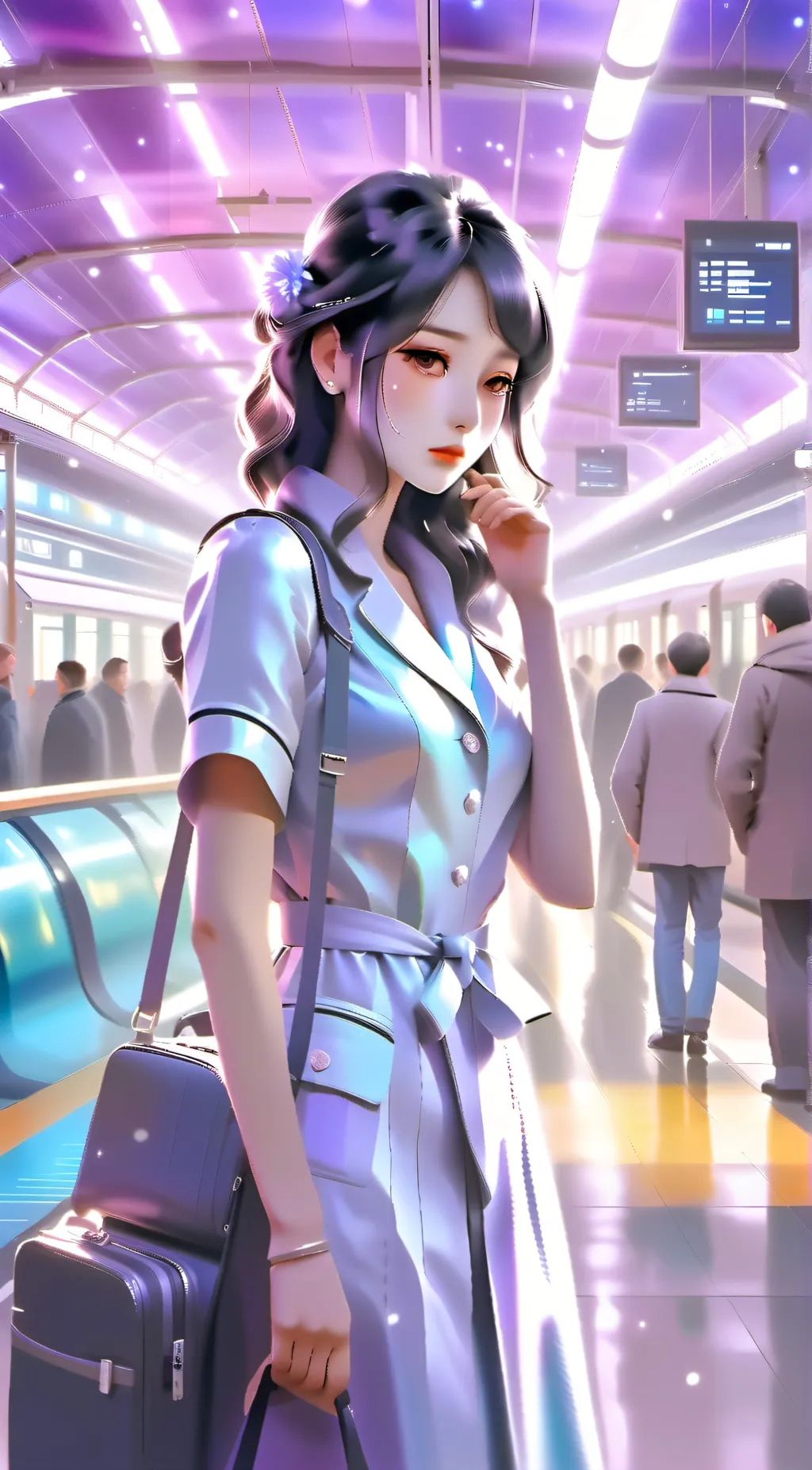 ai character: Amillea  background