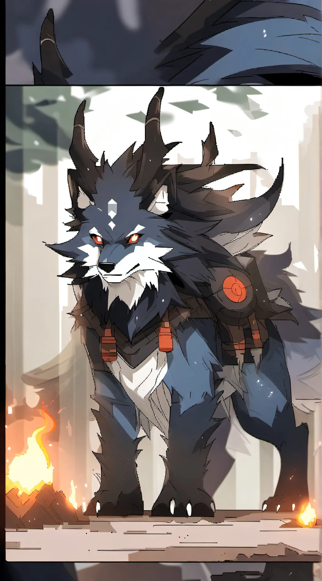 ai character: danger background