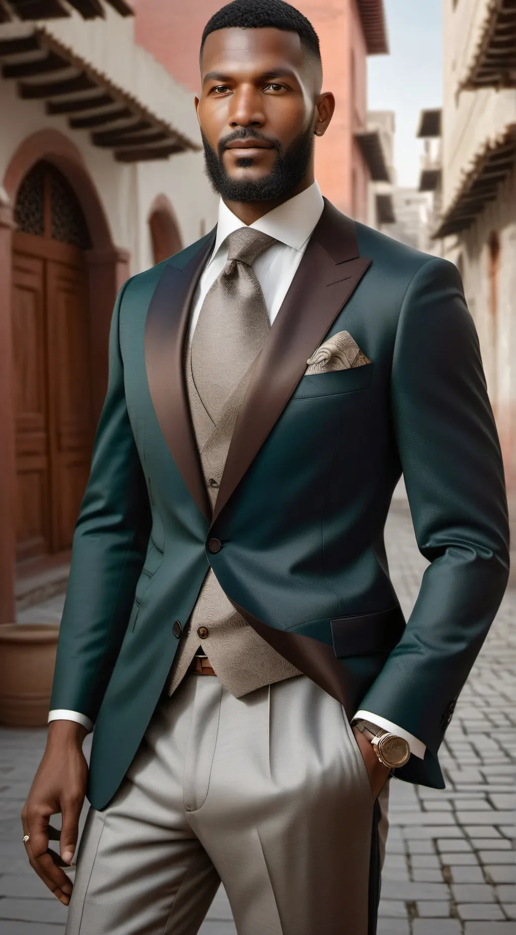 ai character: Derrick background