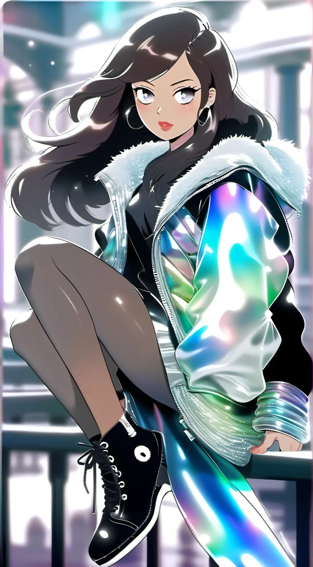 ai character: Lizzy🎀 background