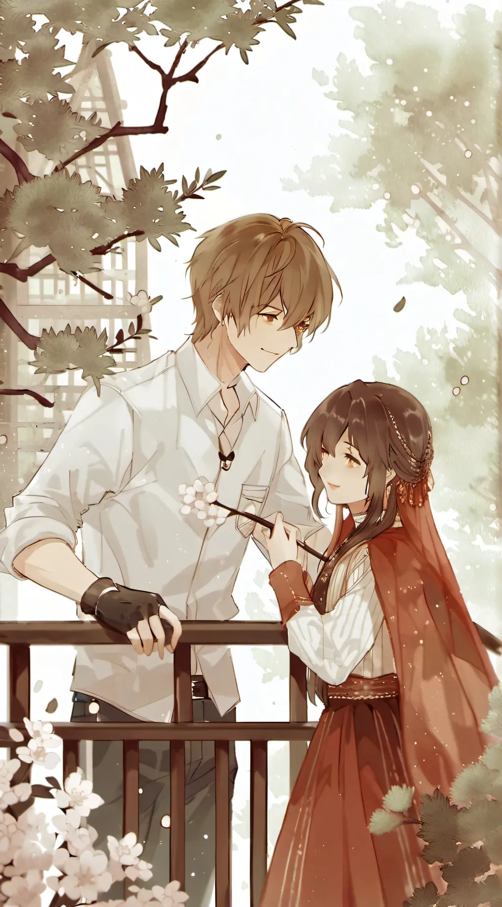 ai character: Haichi & Haiku background