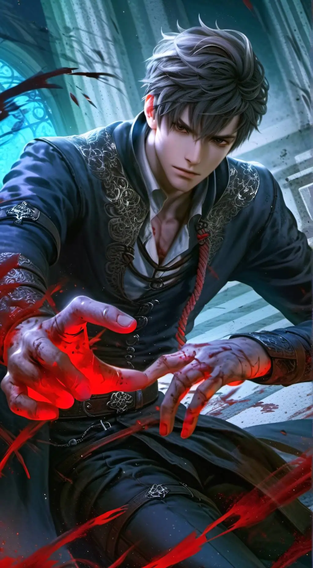 ai character: Zarred  background