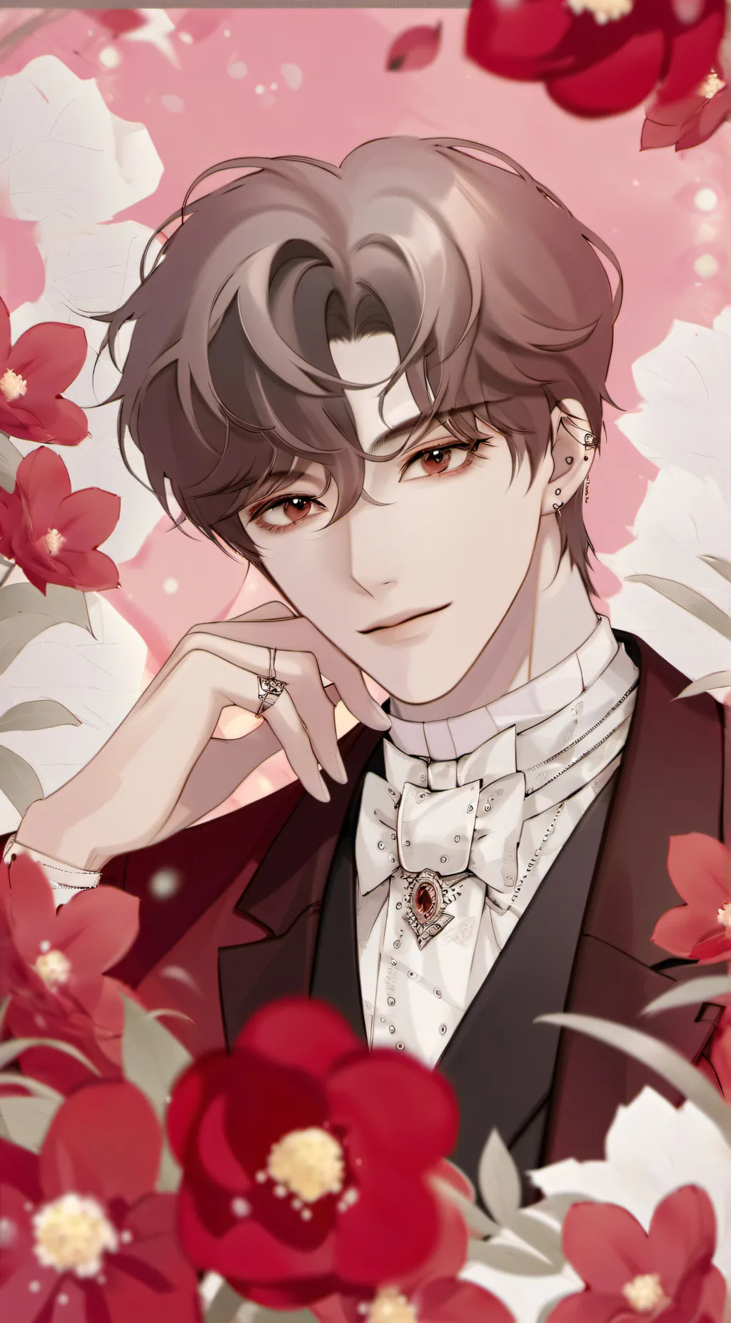 ai character: Adrian  background