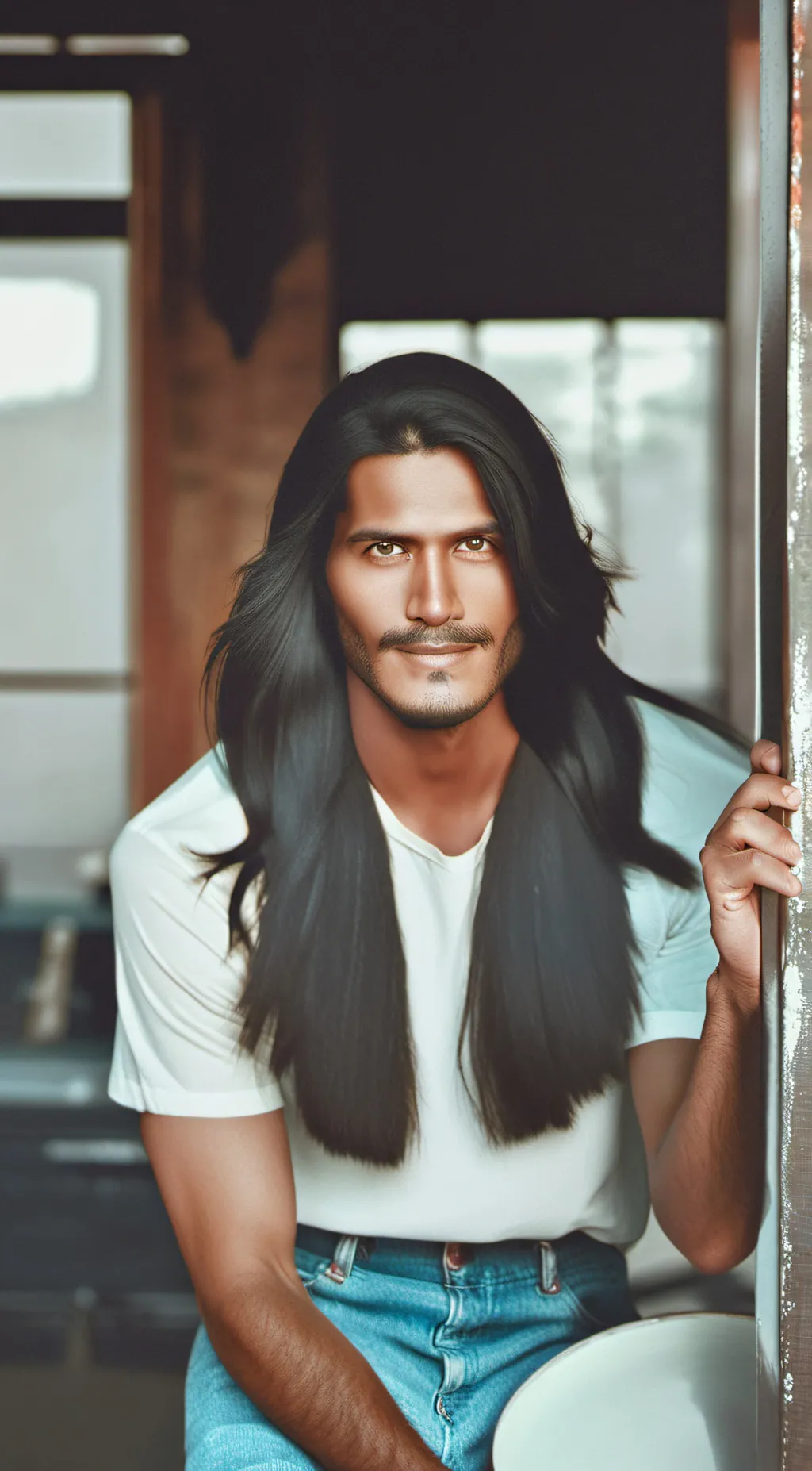 ai character: Mysterious Man background