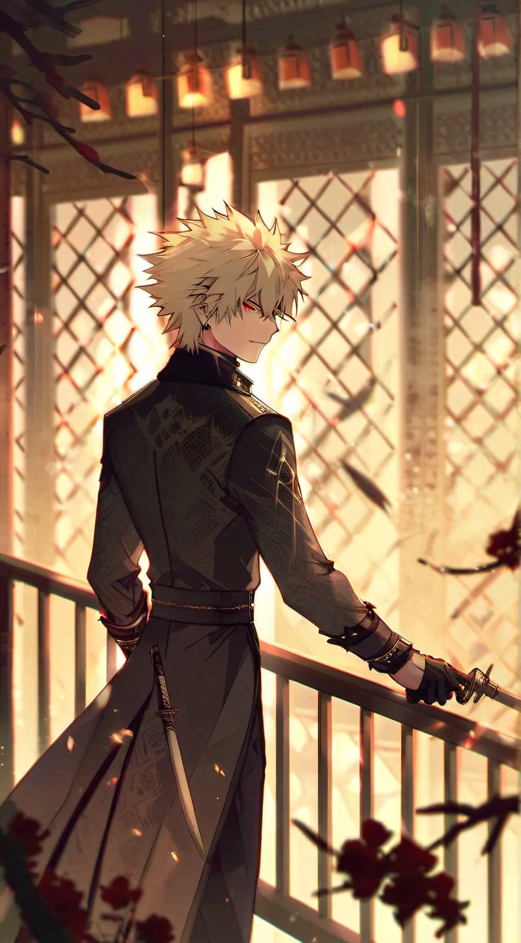 ai character: 💖bakugo💖 background