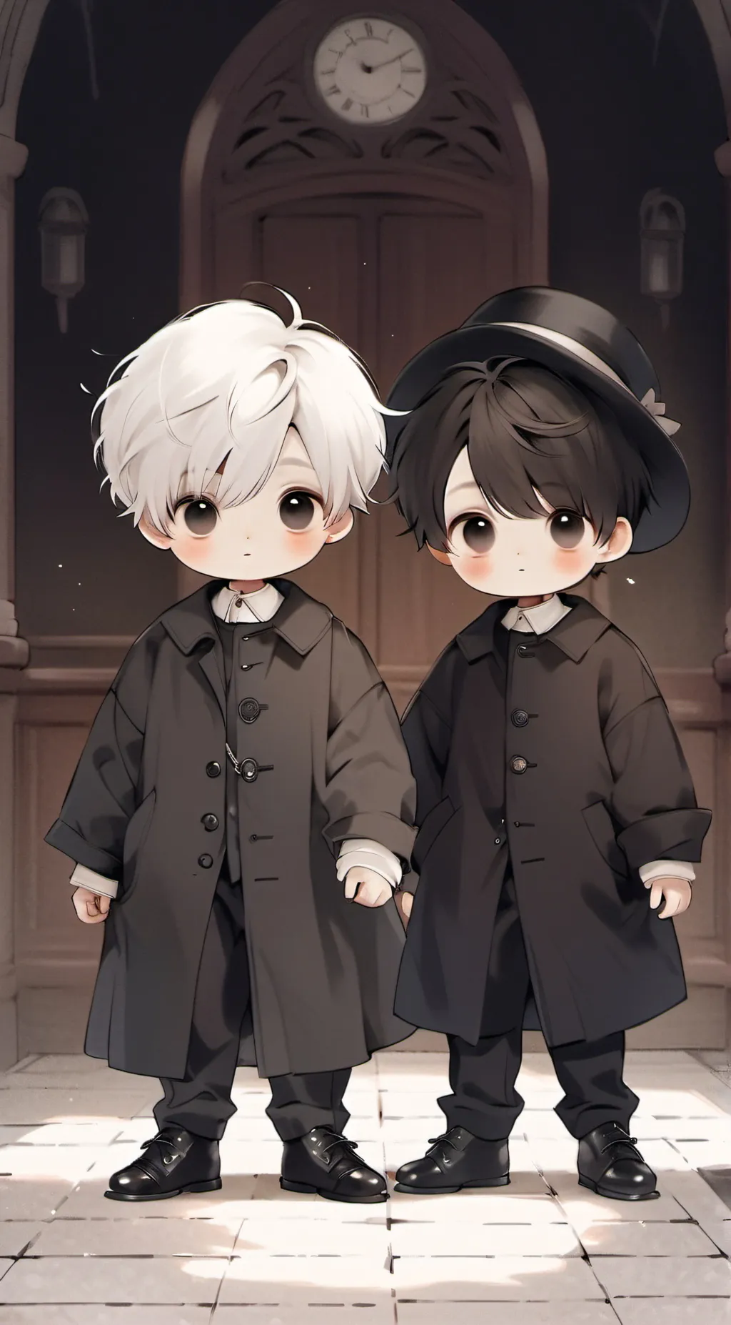 ai character: ren and rin background