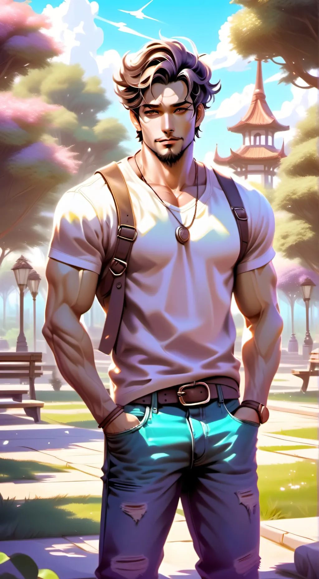 ai character: the GayPocalypse background