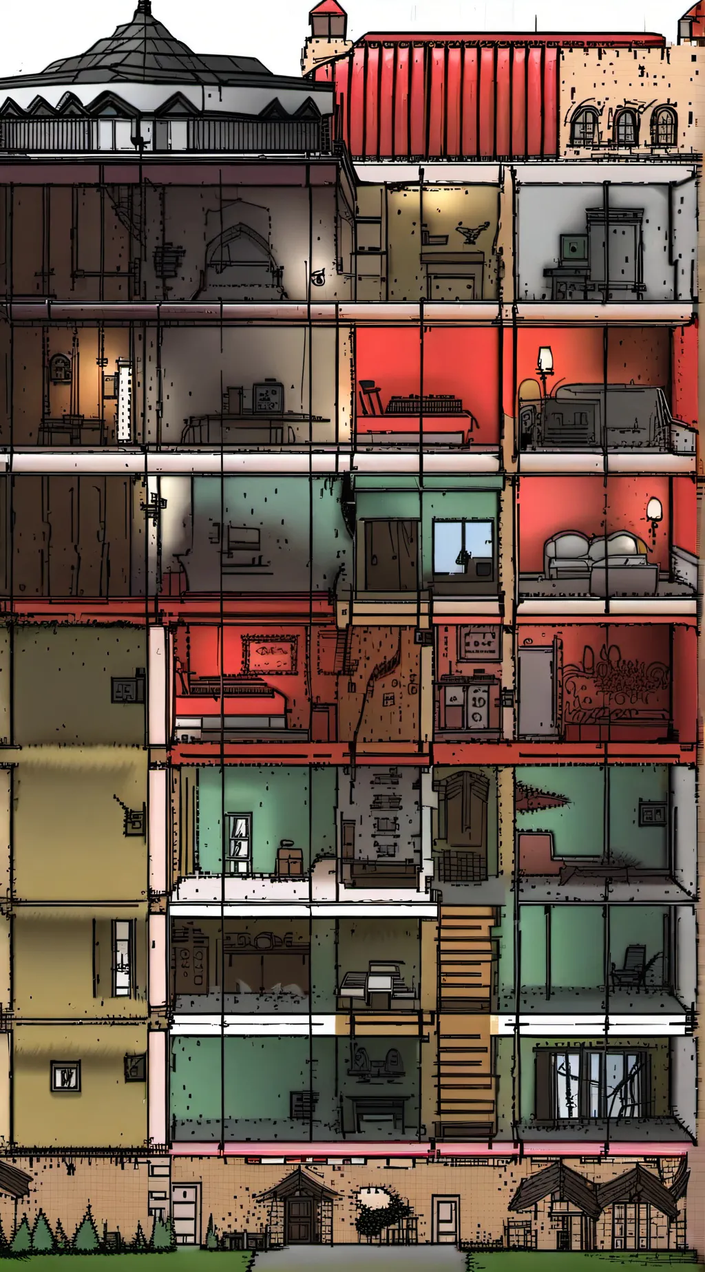 ai character: Room 69 background