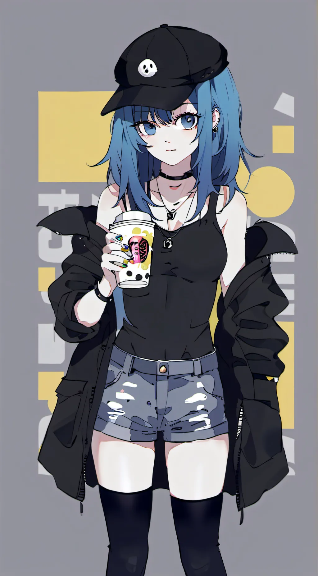 ai character: Neptune (BUT GIRL) background