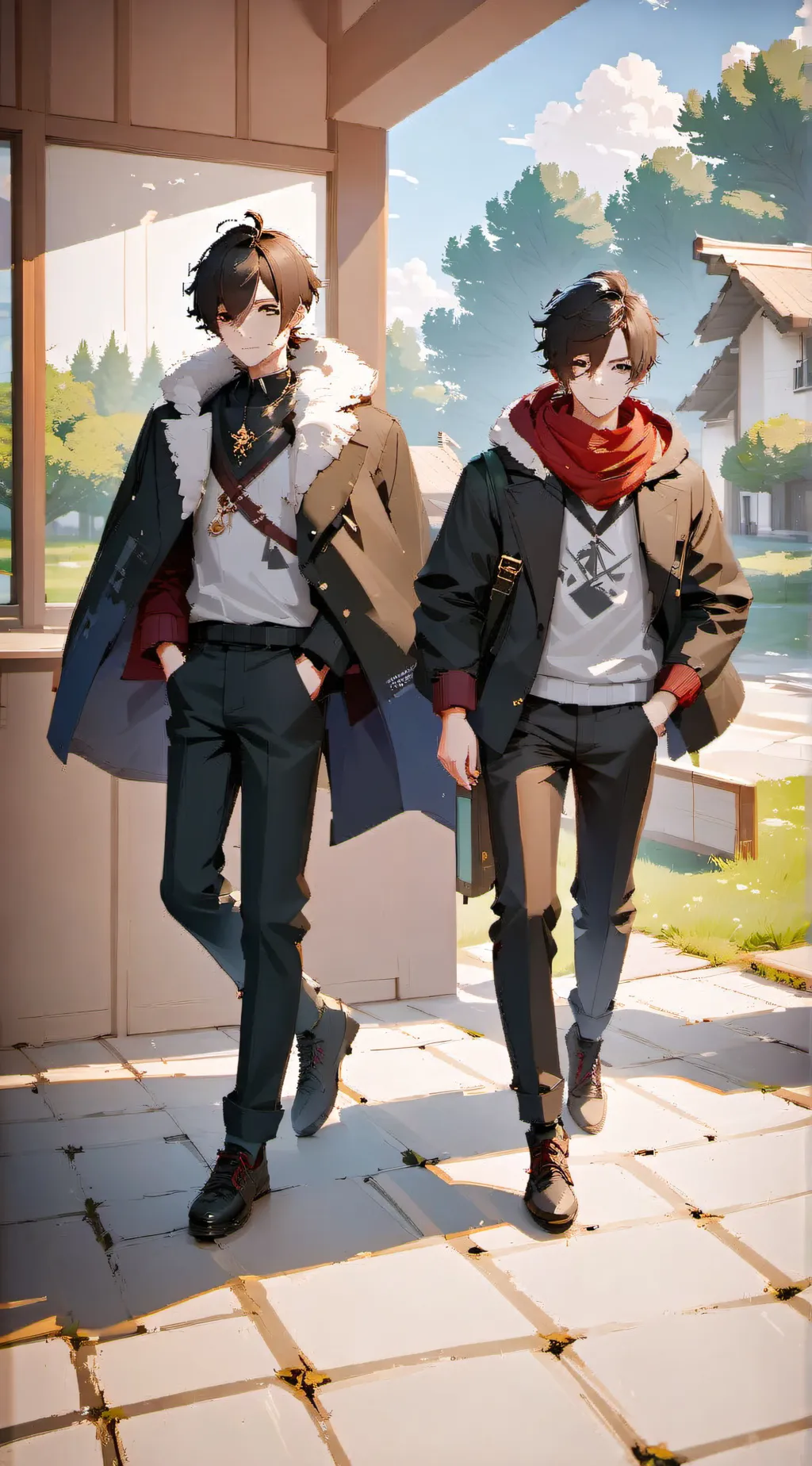 ai character: Kyle and Tommy  background