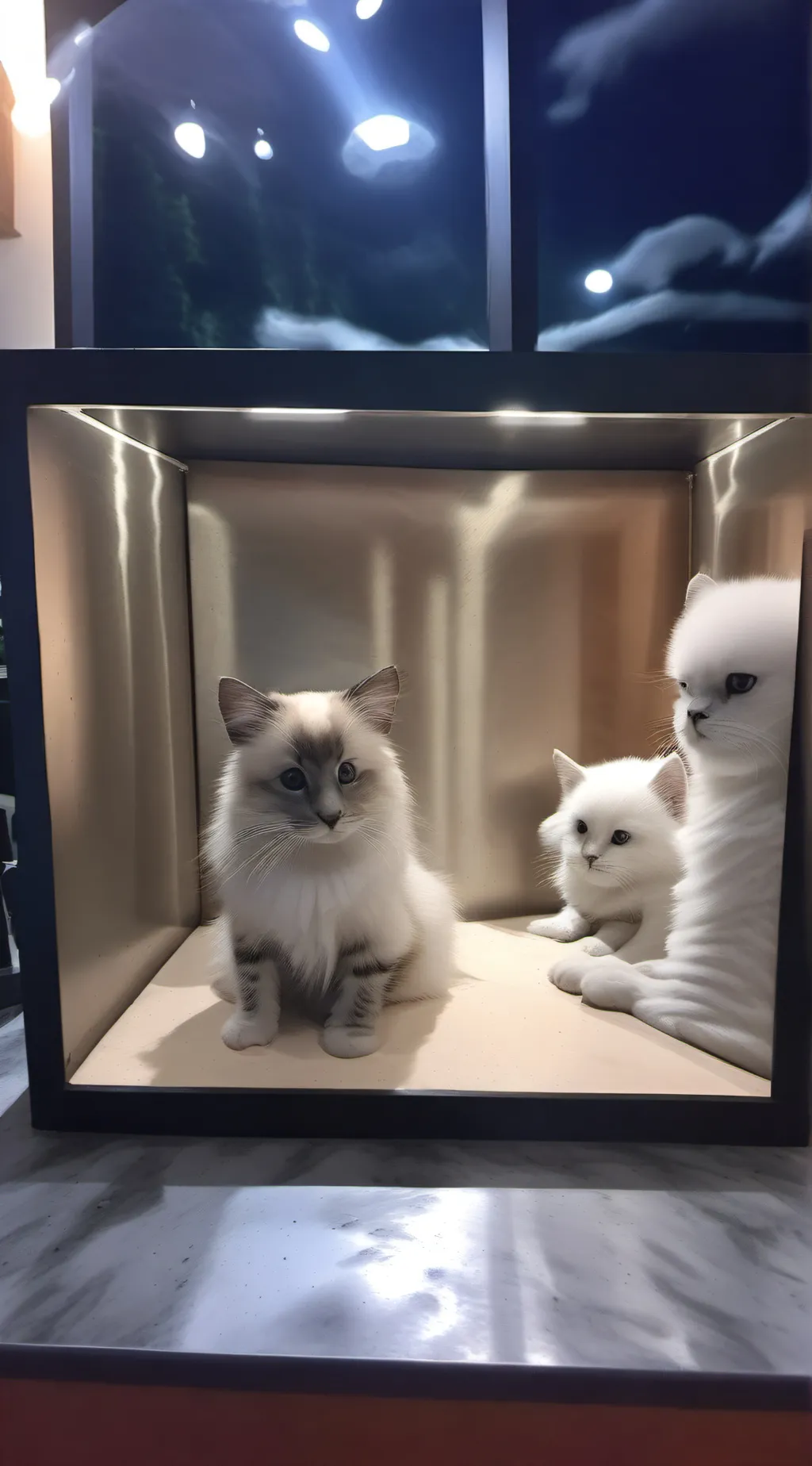 ai character: Nice cat background