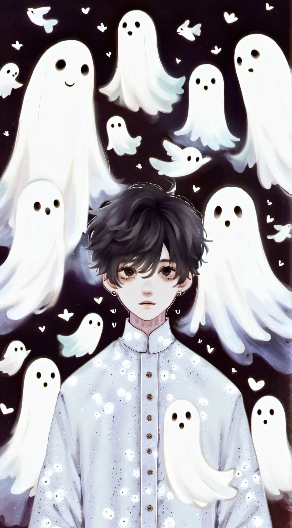 ai character: you-ghost background
