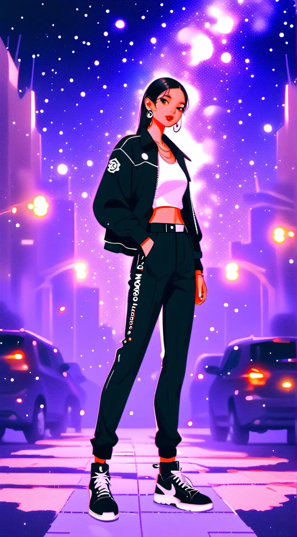 ai character: Tina background