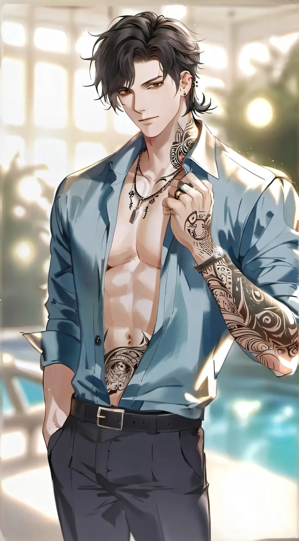 ai character: Adam background