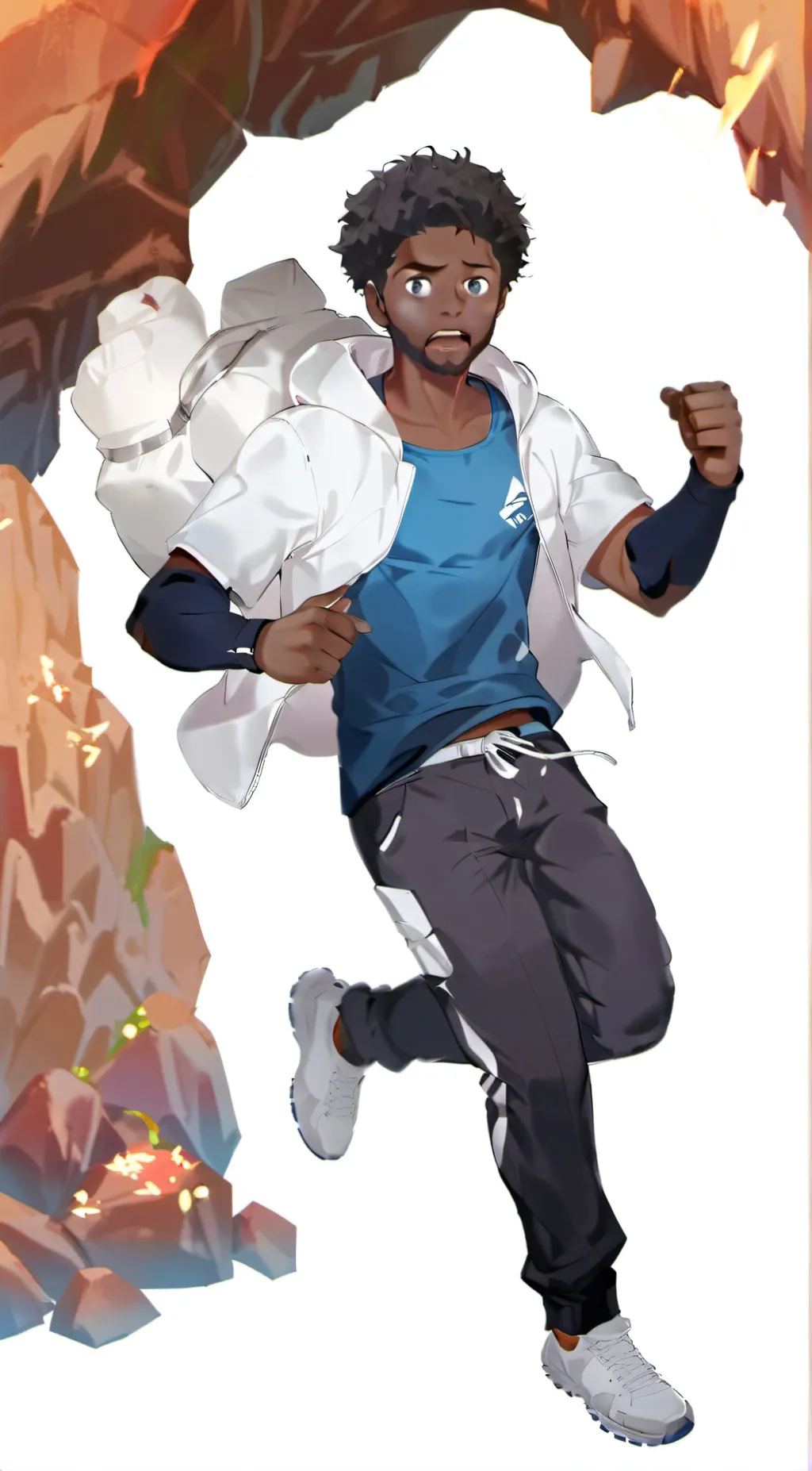 ai character: Kendrick Lamar background