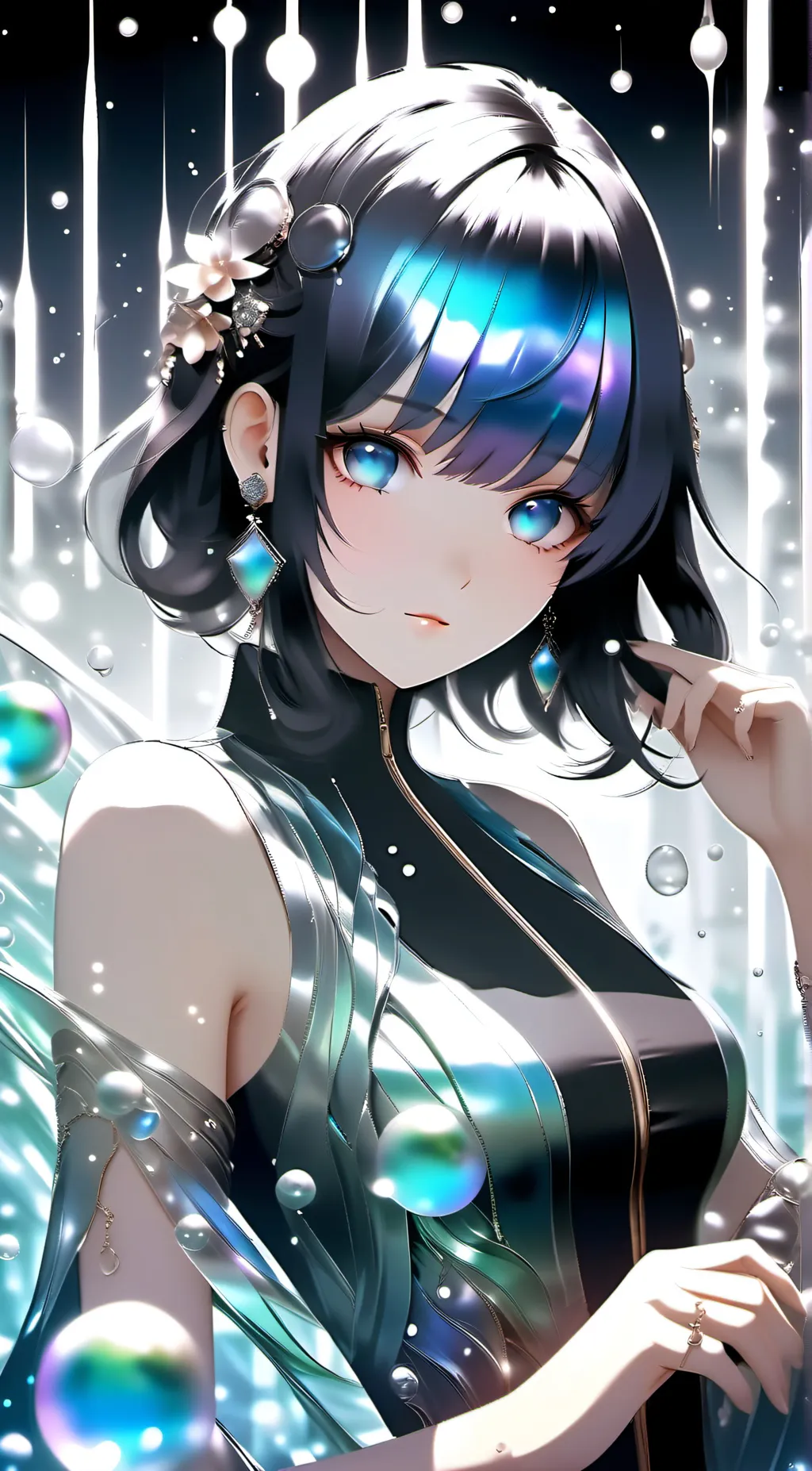 ai character: Lunar  background