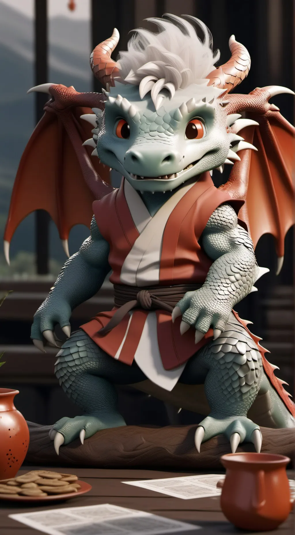 ai character: Kai background