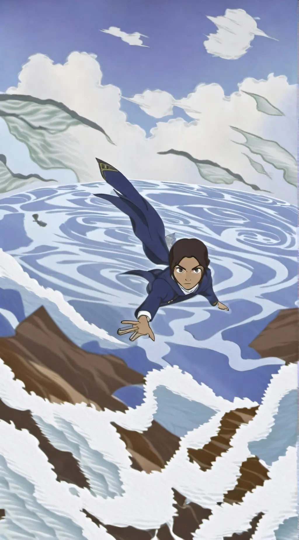 ai character: MHA X Avatar  background