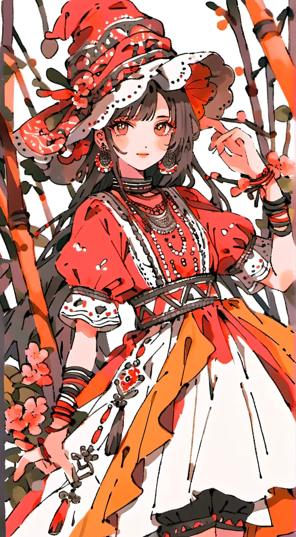 ai character: Elara background