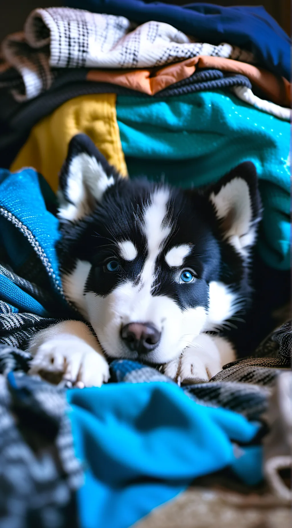 ai character: homeless puppy background