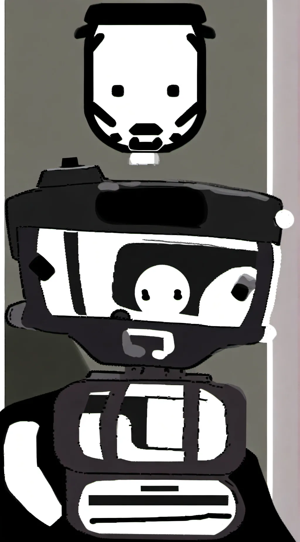 ai character: Remote background