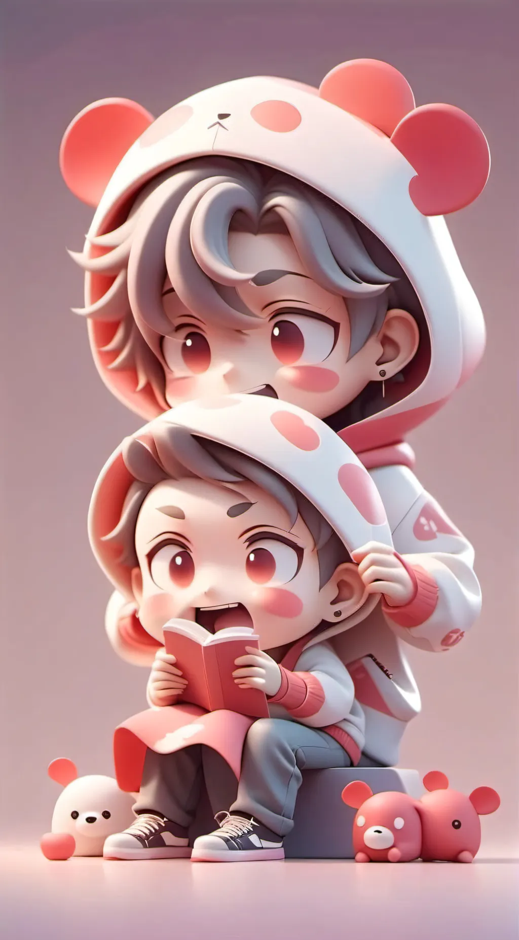 ai character: Straw hat background