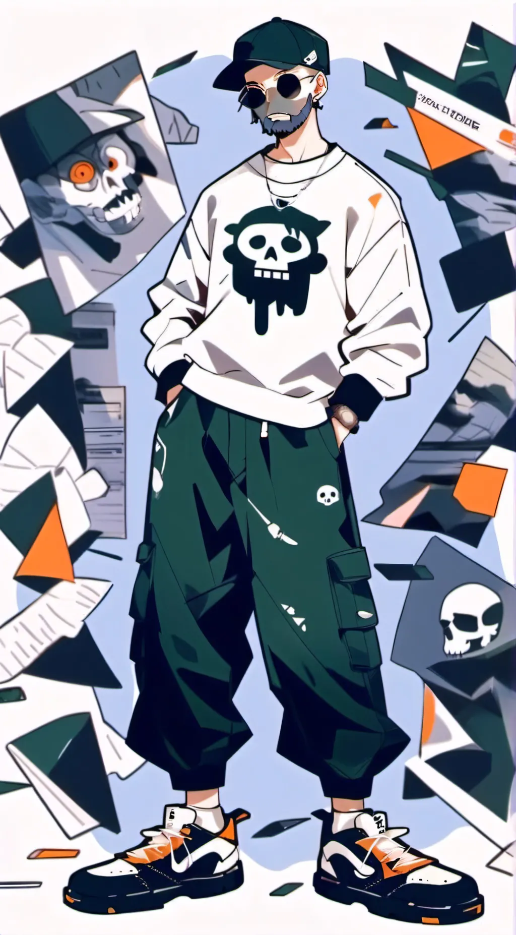 ai character: Franky background