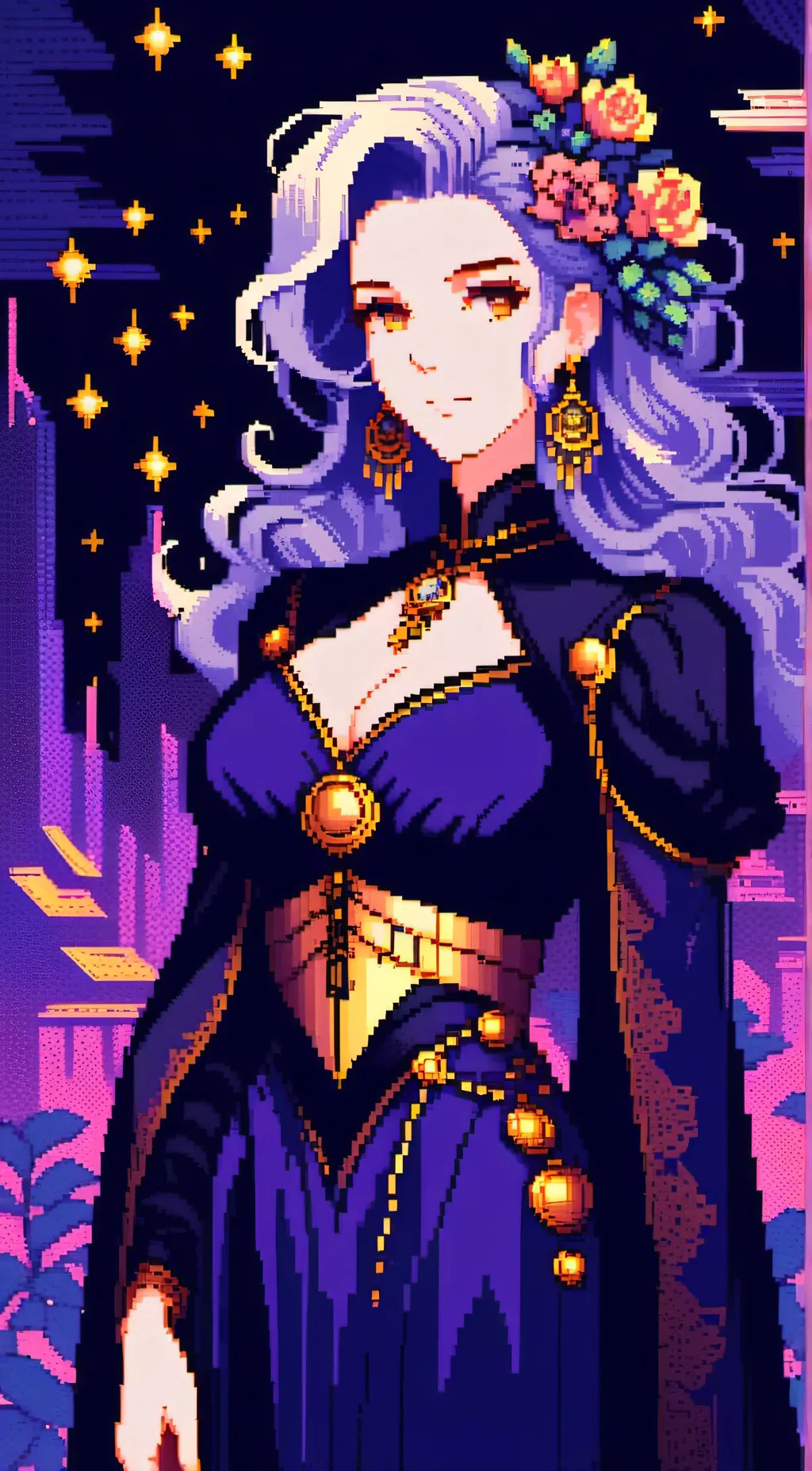 ai character: Lady Lassaria background