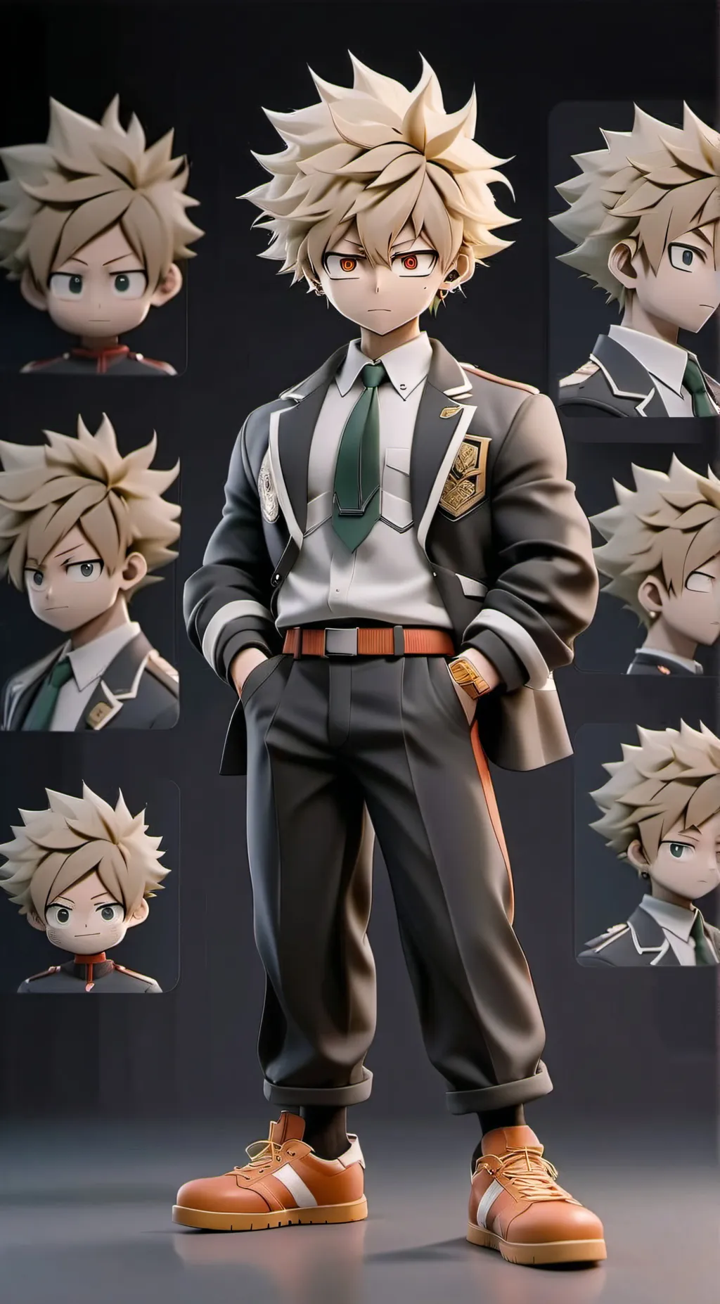 ai character: Katsuki Bokugo background