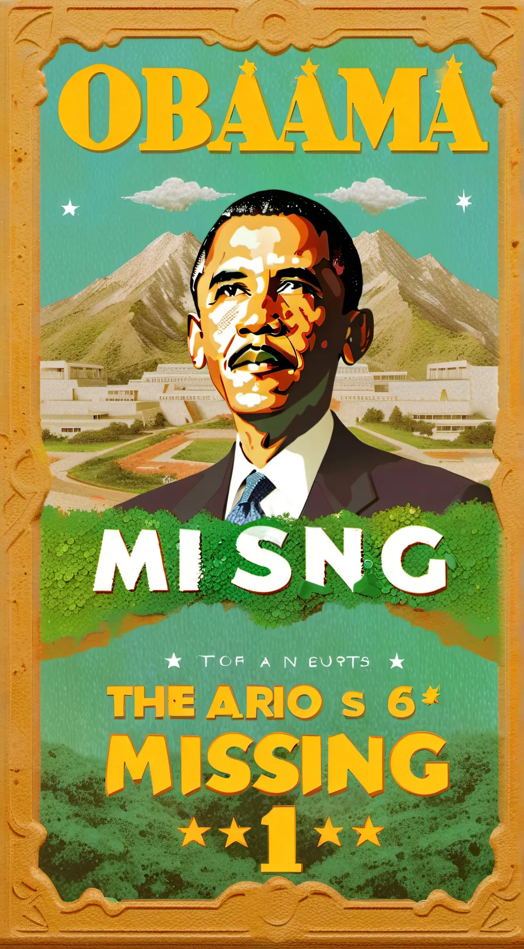 ai character: Obama is missing  background