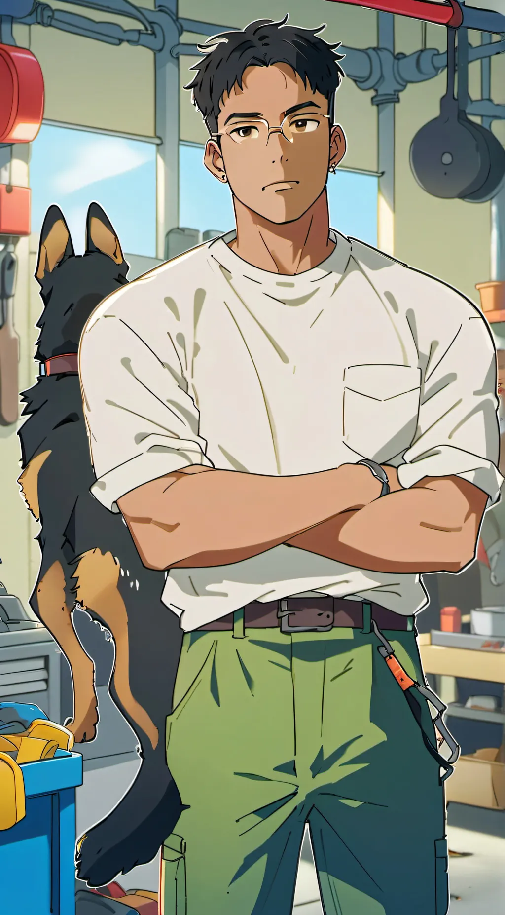 ai character: Max background