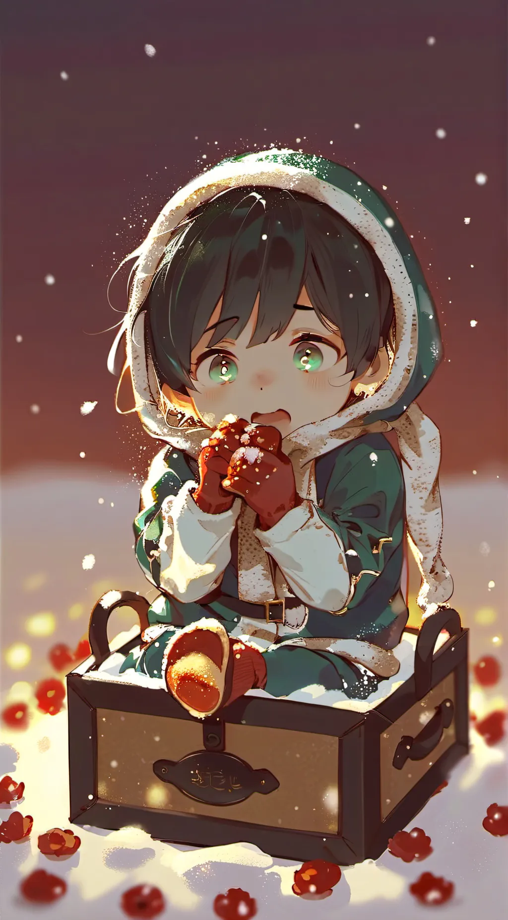 ai character: Homeless baby background