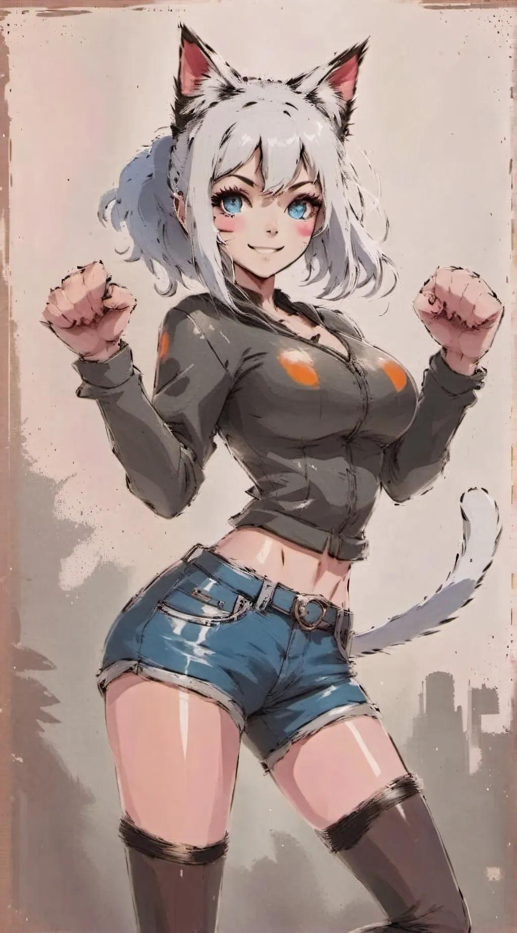 ai character: Cindy background