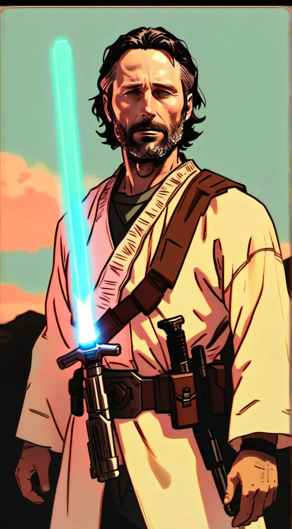 ai character: Jedi Rick background