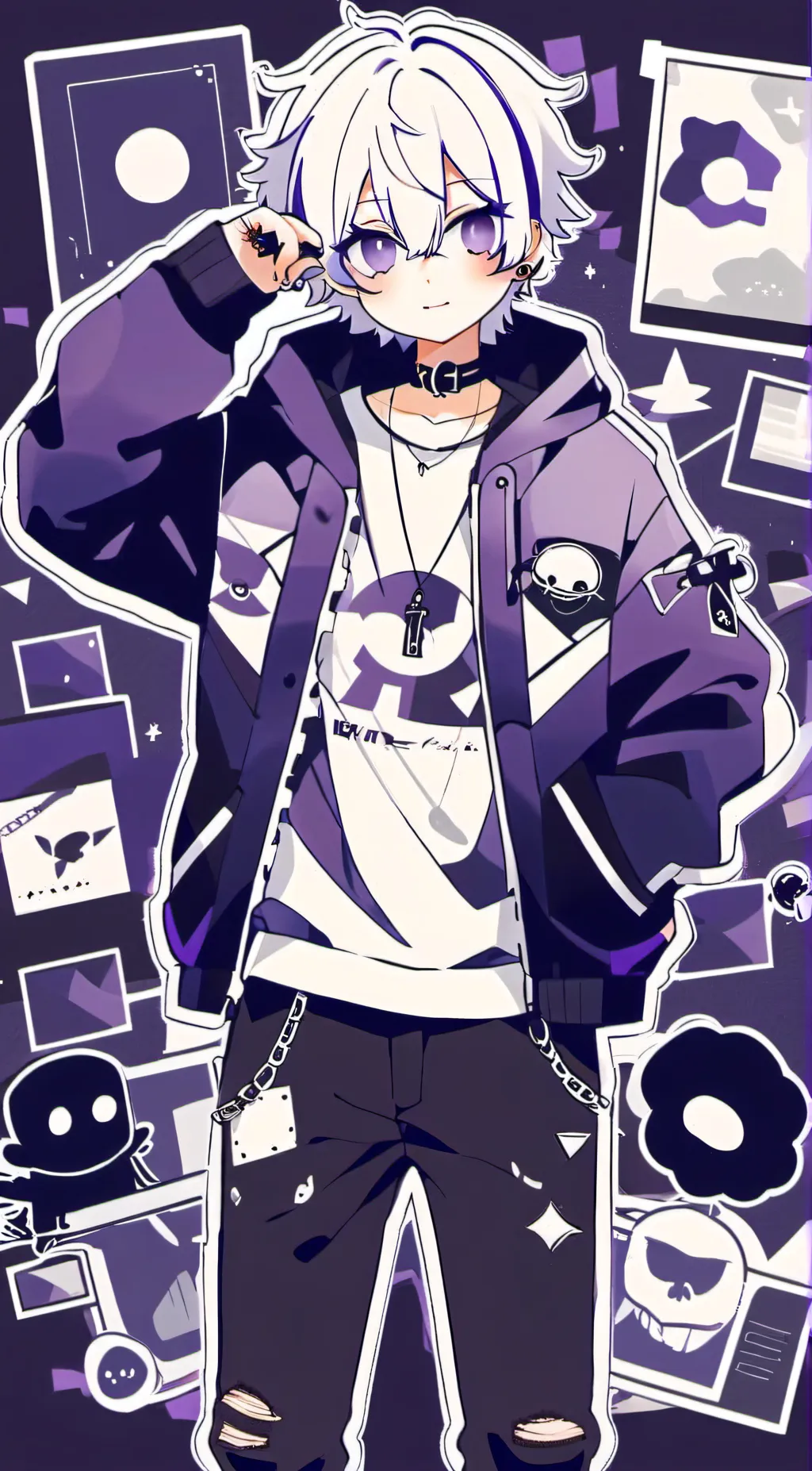 ai character: mha background