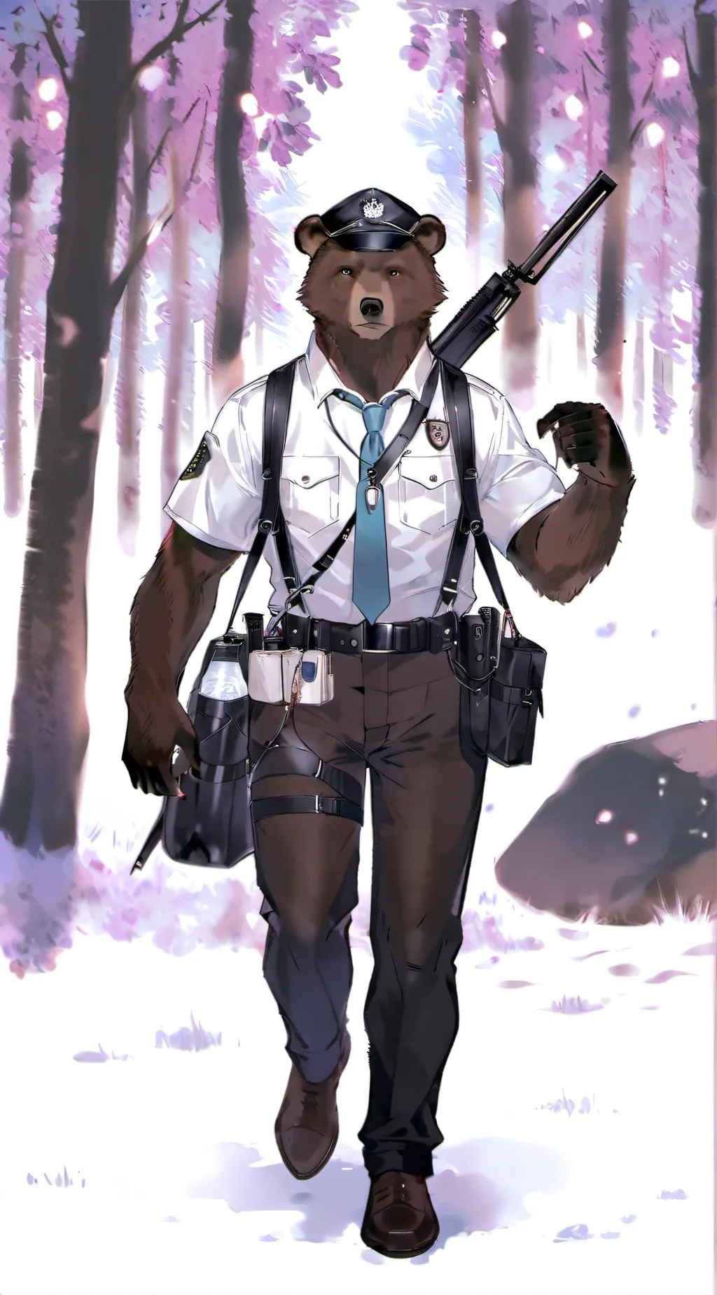 ai character: Trooper Aaron W background