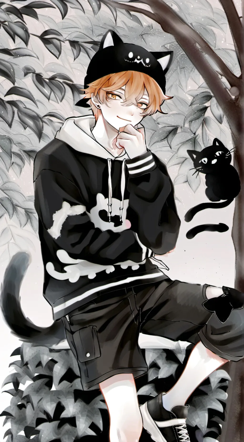 ai character: ×§Lēõ§× background