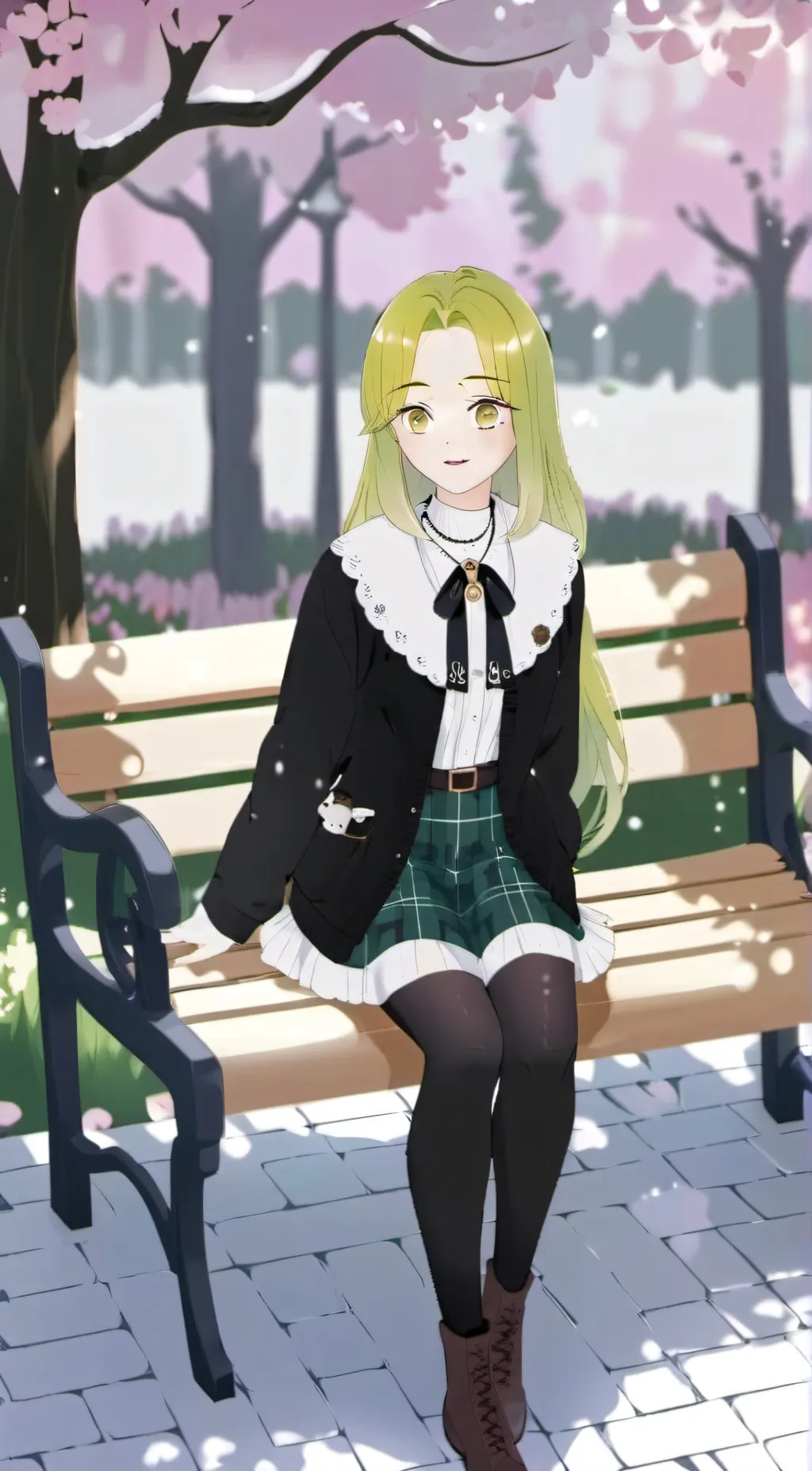 ai character: Tiffany  background