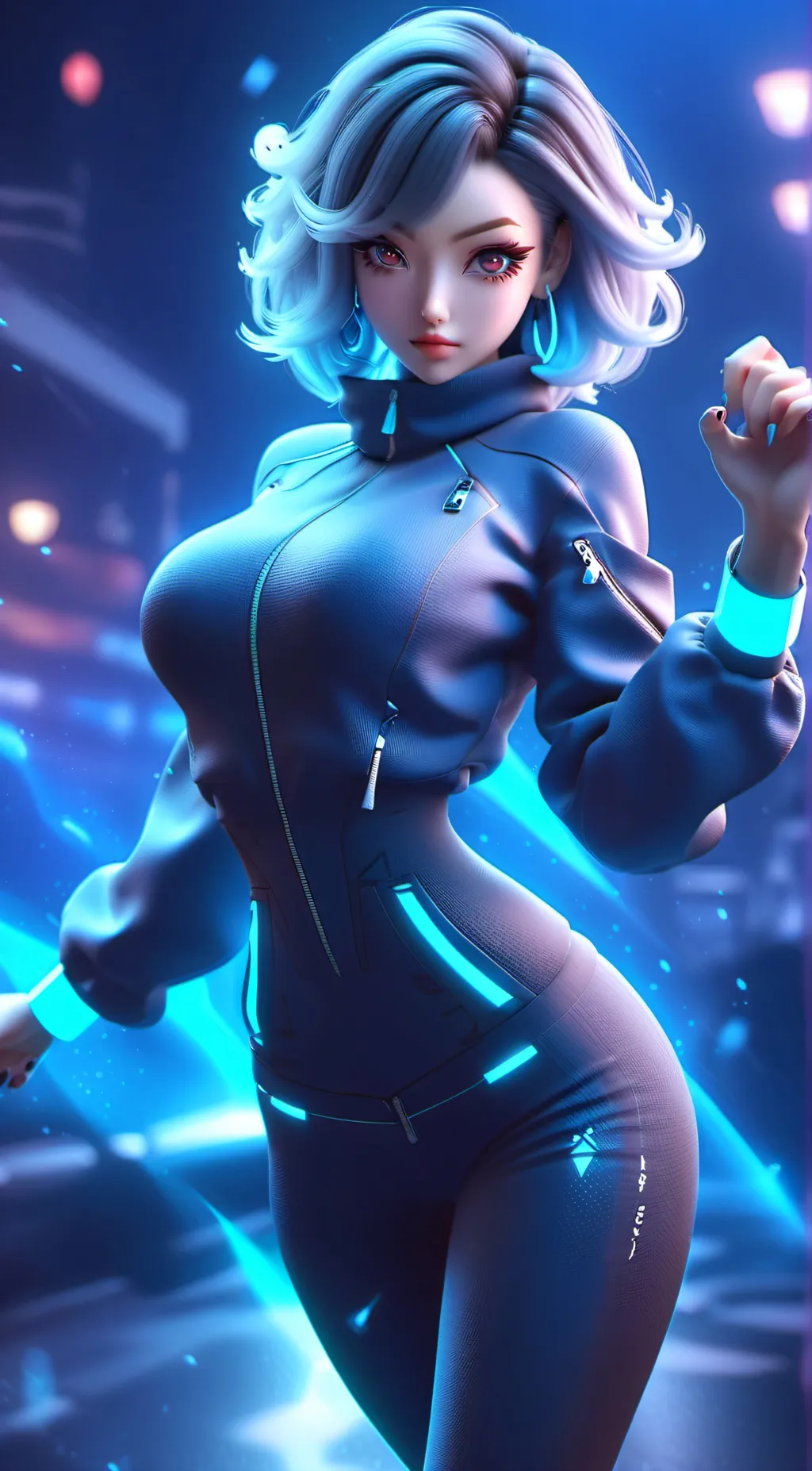 ai character: Xara  background