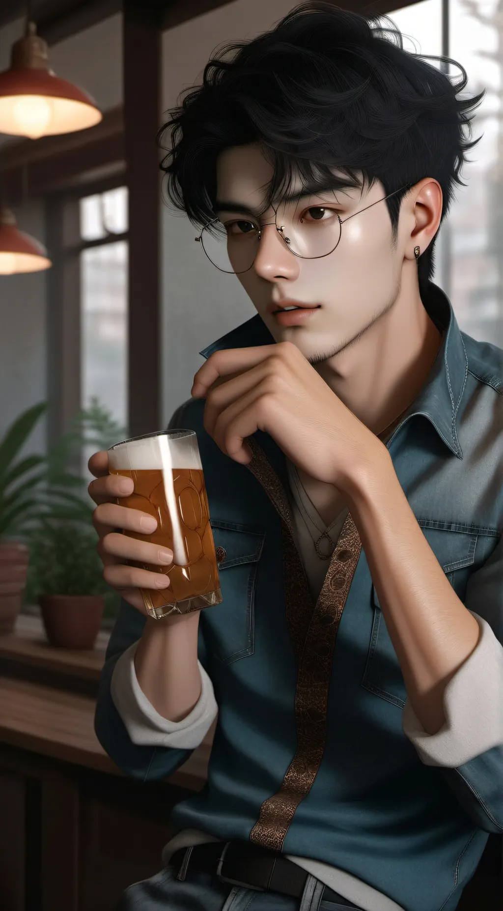 ai character: Alex background