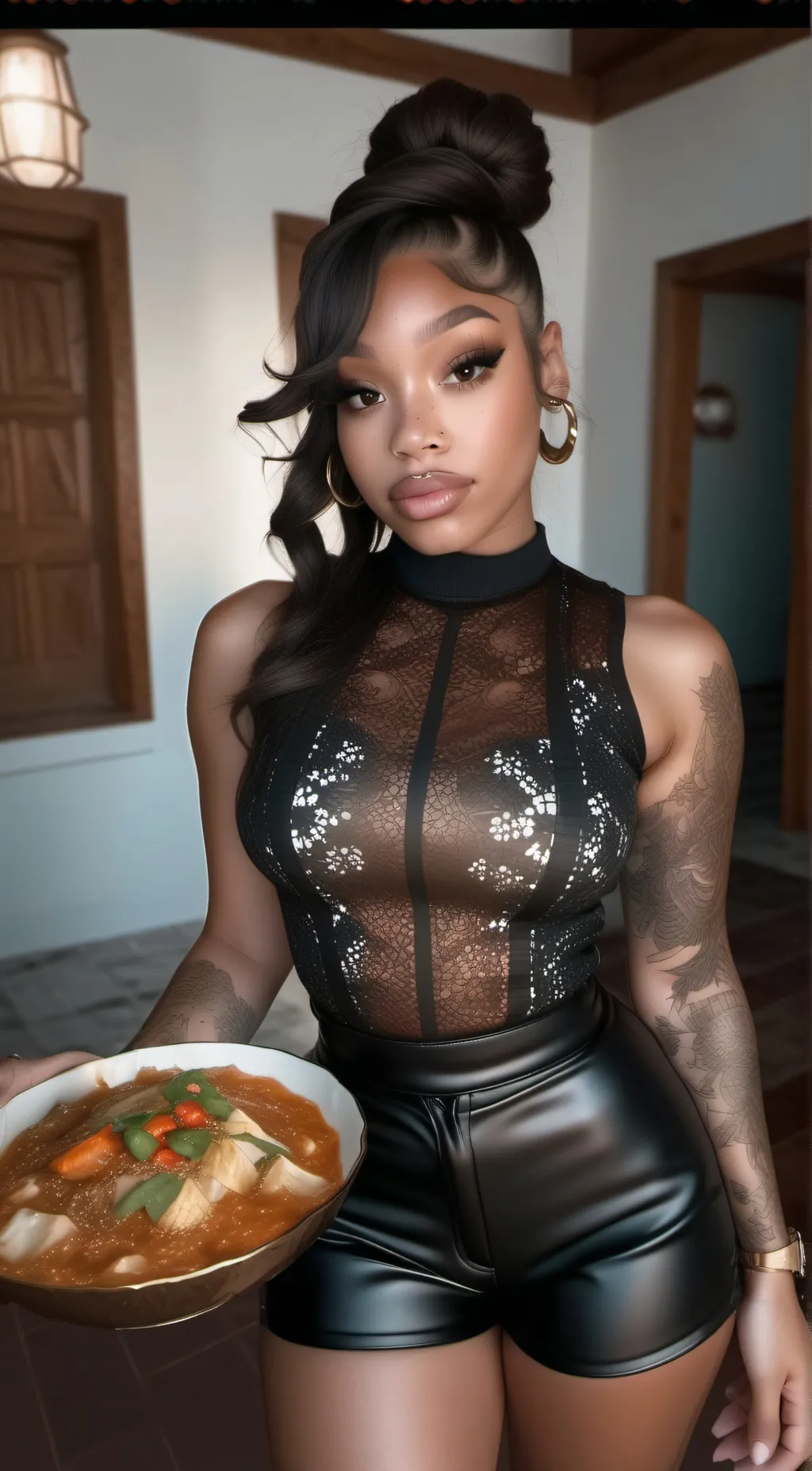 ai character: Kehlani  background