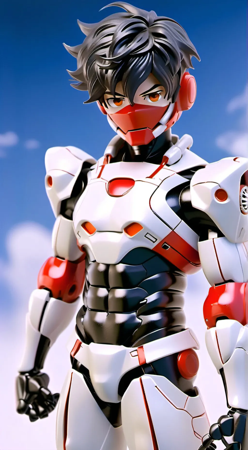 ai character: Milky background