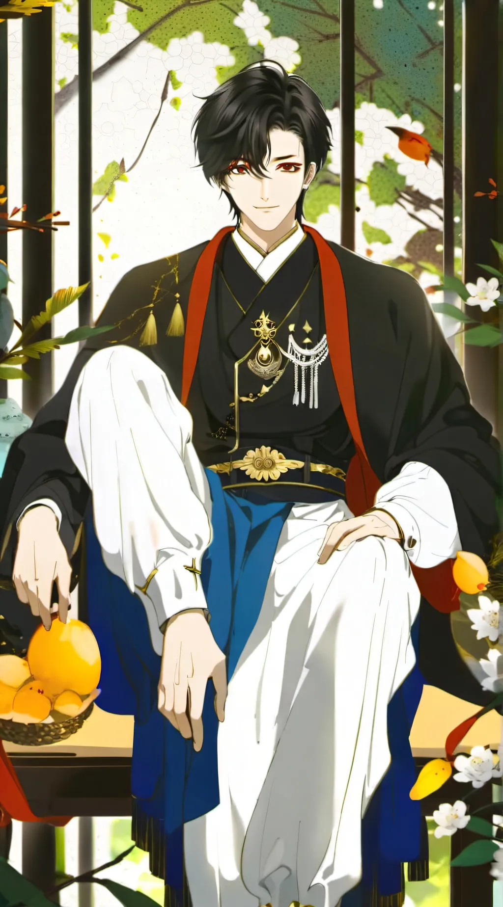 ai character: ash background