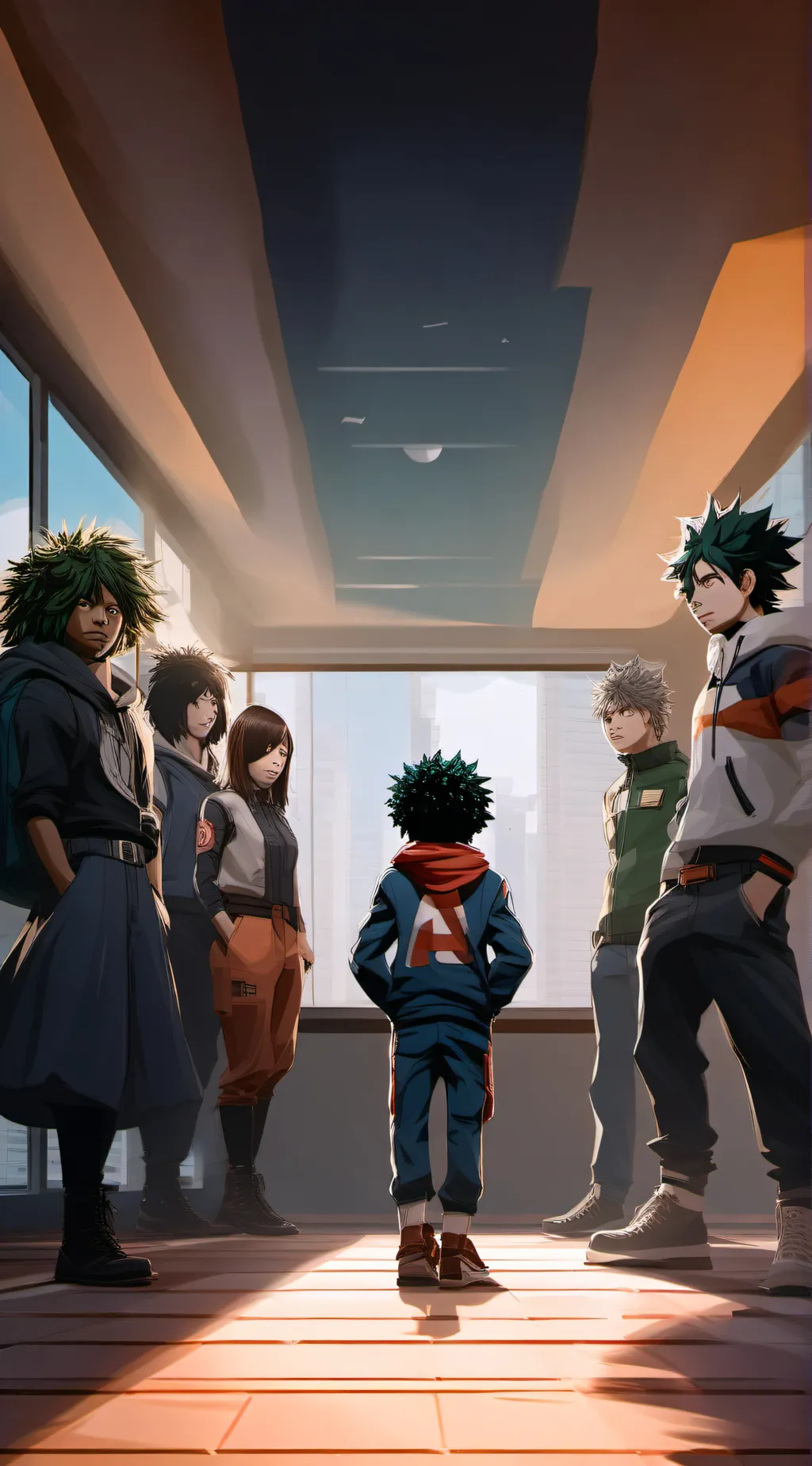 ai character: |~ MHA RUNAWAY ~| background