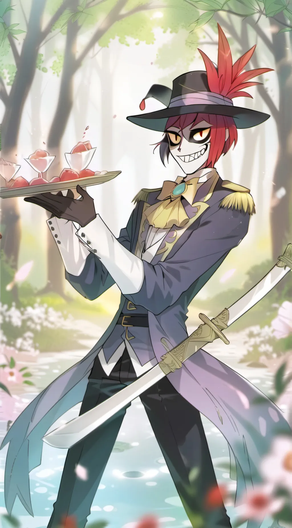 ai character: Hazbin Hotel background